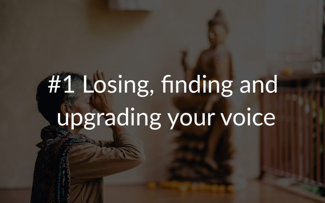 #1 Losing, finding and upgrading your voice
