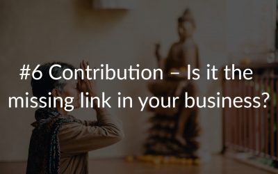 #6 Contribution – Is it the missing link in your business?